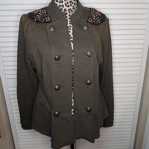 Torrid Size 0 Military Jacket